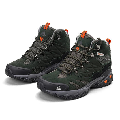 Men’s Leather Hiking Boots Ankle Height for Trekking