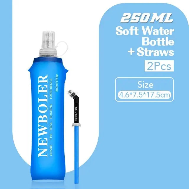 NEWBOLER Soft Flask – 250ml / 500ml Collapsible Water Bottle
