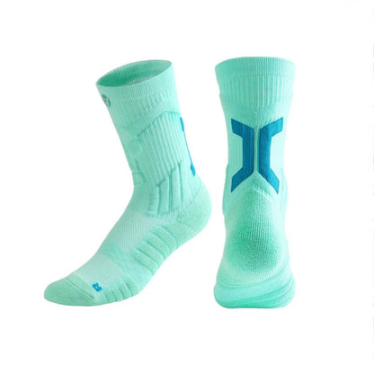 Unisex Mid Calf Hiking Socks Thick Non Slip