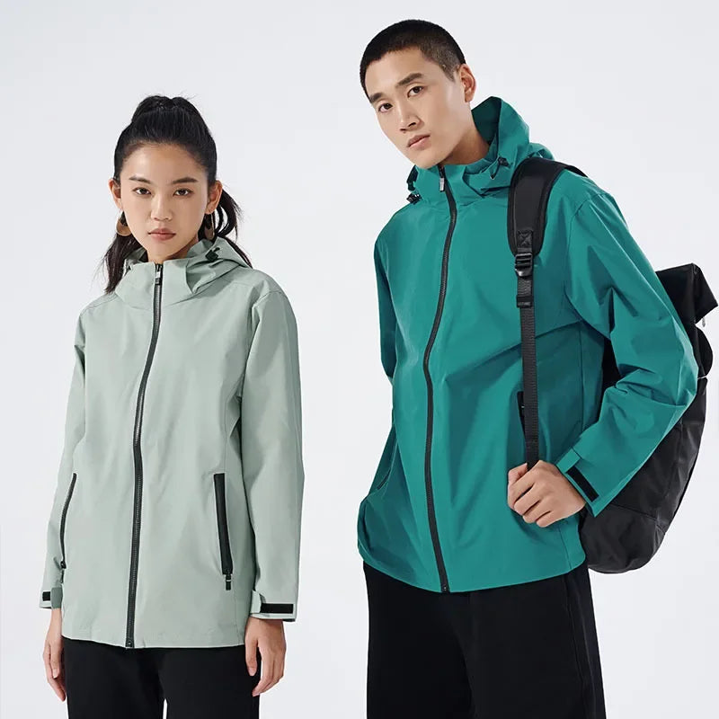 Waterproof Windproof Hooded Hiking Jacket Winter
