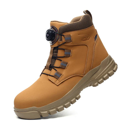 Men’s Steel Toe Waterproof Work Boots Puncture Resistant