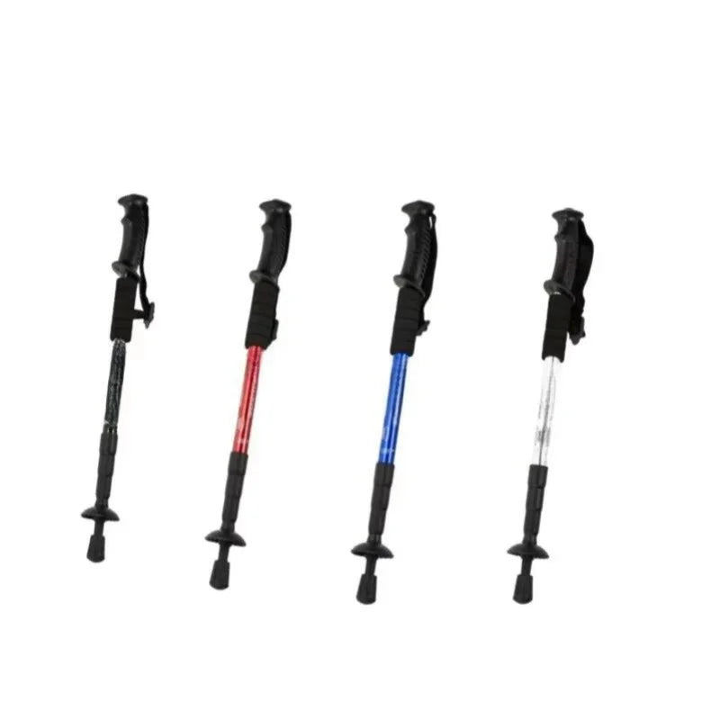Ultralight Foldable Trekking Poles Shock Absorbing for Hiking and Camping