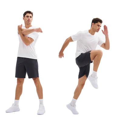 Men’s 8 Inch Hiking Shorts Lightweight Quick Dry with 3 Pockets