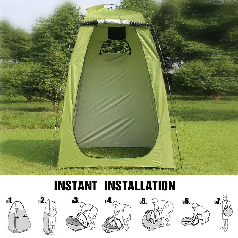 Portable Privacy Shower Tent Waterproof Changing Room for Camping