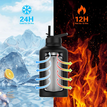 900 mL Stainless Steel Insulated Travel Mug with Handle