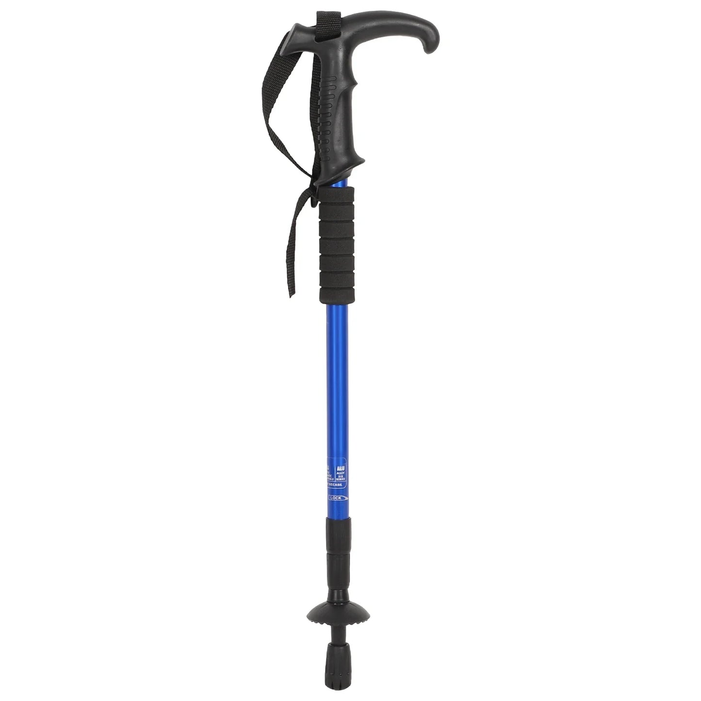 Adjustable Hiking Pole 3 Section Shock Absorbing Walking Stick