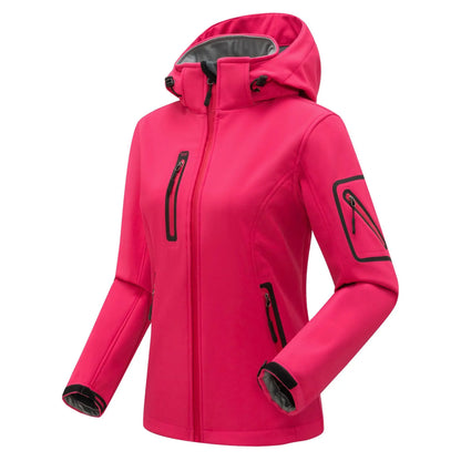 Women’s Winter Softshell Fleece Jacket Waterproof