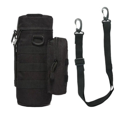 MOLLE Water Bottle Holder Hydration Pouch with Strap Fits 32 oz