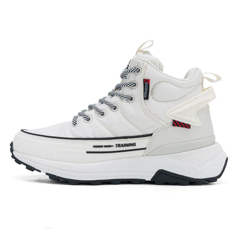 Women’s Winter Leather Snow Boots Waterproof Non Slip Ankle