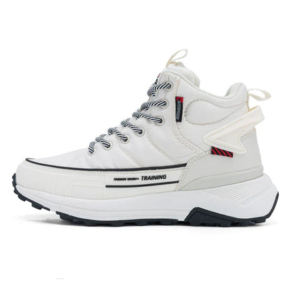 Women’s Winter Leather Snow Boots Waterproof Non Slip Ankle