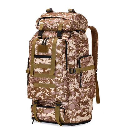 100 L Mountaineering Backpack Tactical Large Capacity for Hiking