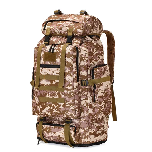 100 L Mountaineering Backpack Tactical Large Capacity for Hiking