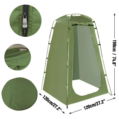 Portable Privacy Shower Tent Waterproof Changing Room for Camping