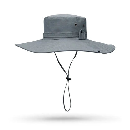 Unisex Adjustable Breathable Foldable Sun Hat for Hiking