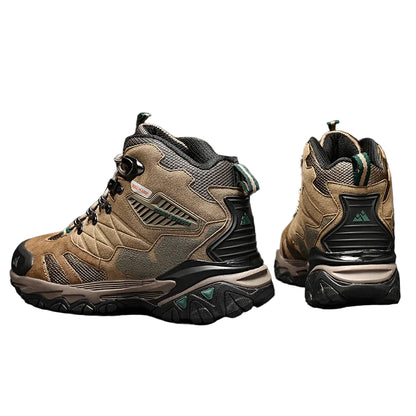 Men’s Leather Hiking Boots Ankle Height for Trekking