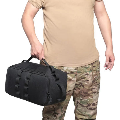 Camping Gas Canister Storage Bag Large Capacity with Tool Pockets