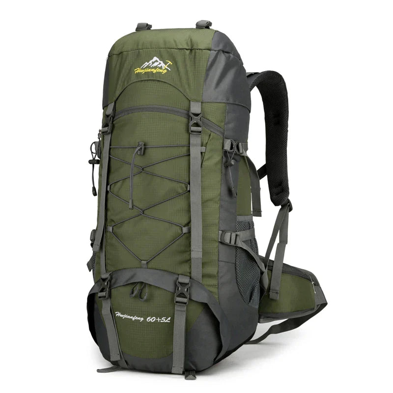 Large Capacity Hiking Backpack with Shoe Pocket for Travel