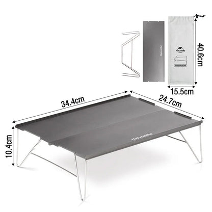 Aluminium Alloy Folding Camping Table Portable Mini Size