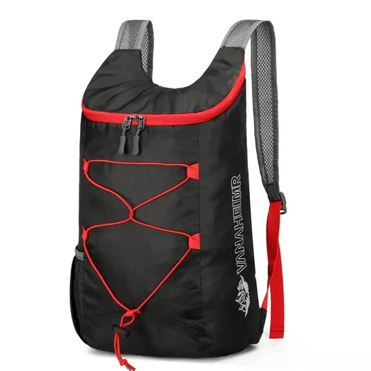Lightweight Waterproof Nylon Folding Backpack for Camping and Hiking