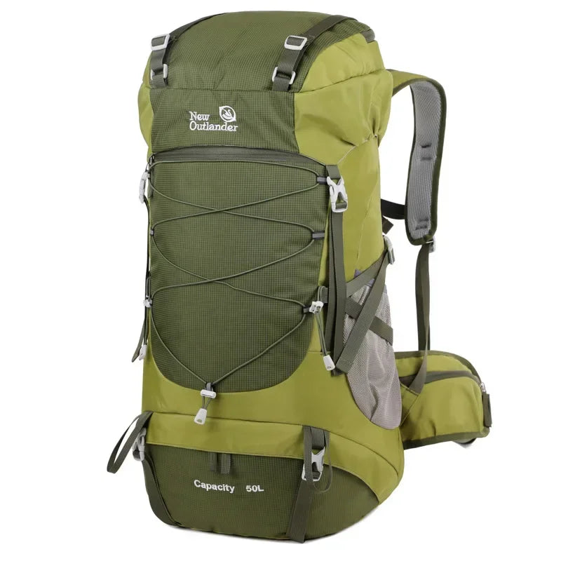 50 L Nylon Hiking Travel Backpack Large Capacity