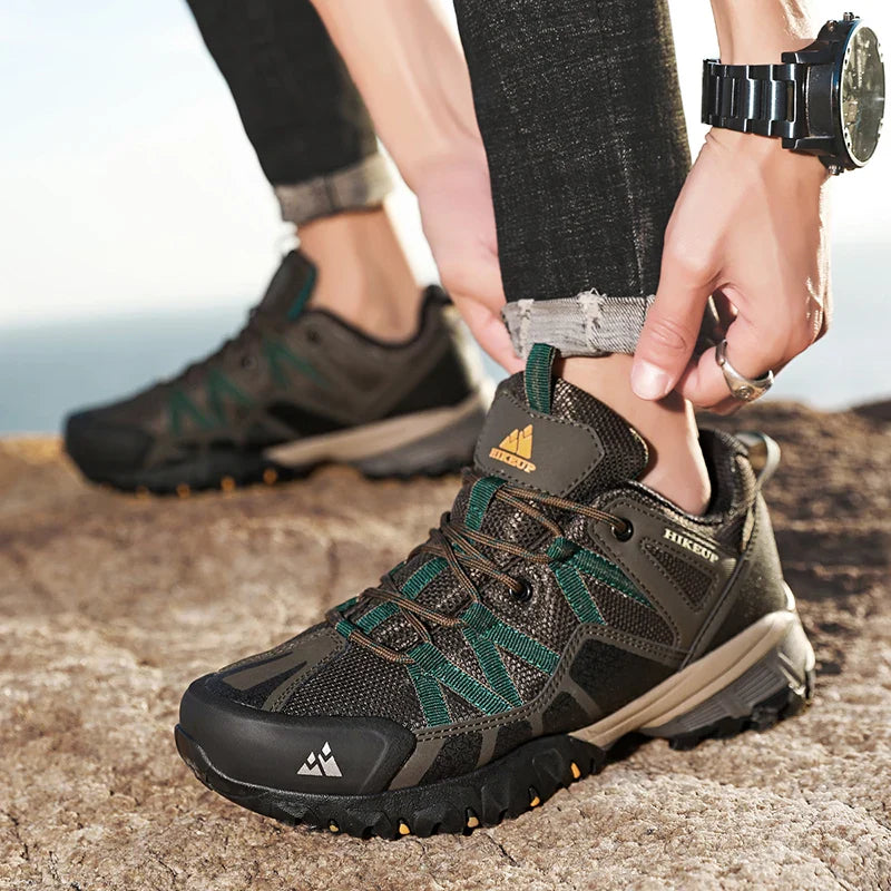 Men’s Hiking Shoes Breathable Cushioning Non Slip for Trekking