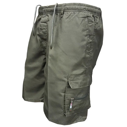 Men’s Hiking Cargo Shorts Lightweight Quick Dry Multi Pocket Elastic Waist