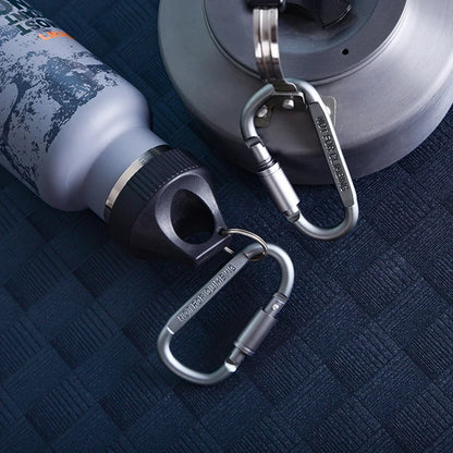 4–6PCS Aluminum Carabiner Set – Lightweight Outdoor EDC Clips