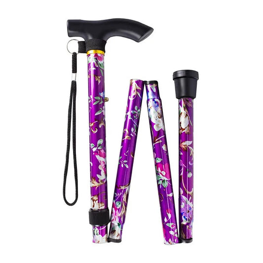 Telescopic 93 cm Folding Hiking Stick – Lightweight, Adjustable & Non-Slip Grip