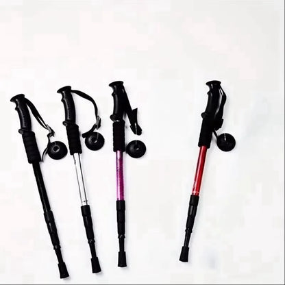 Ultralight Foldable Trekking Poles Shock Absorbing for Hiking and Camping