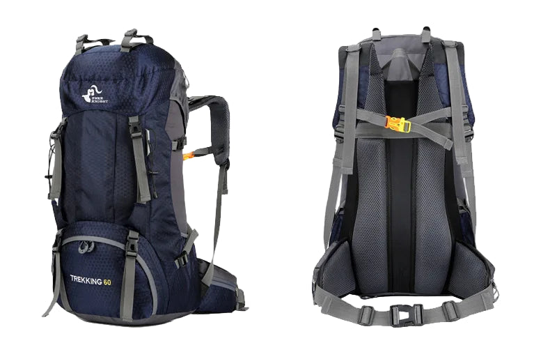60 L Hiking Backpack Large Capacity for Trekking and Camping