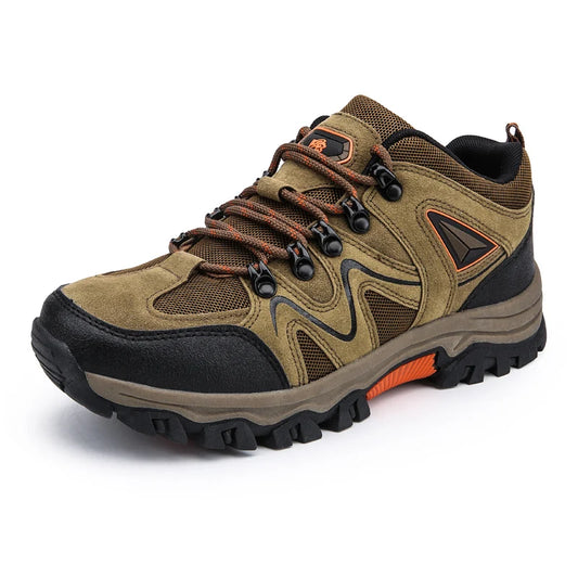 Men’s Waterproof Height-Boost Hiking Shoes – Breathable, Rugged & Built for Mountain Trails