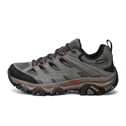 Men's Leather Hiking Sneakers for Trekking and Climbing