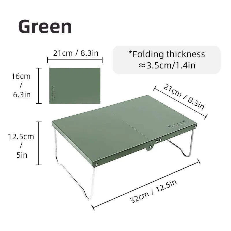 Ultralight Folding Camping Table Portable MDF Small Size