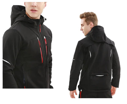 Men’s Winter Softshell Hiking Suit Waterproof Jacket