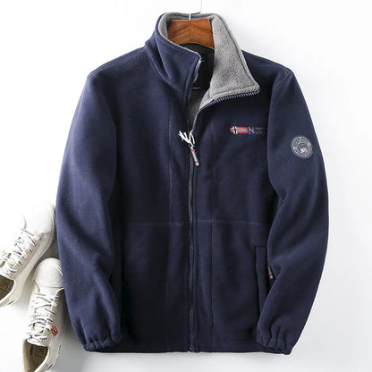 Men’s Thickened Wool Winter Jacket Casual Coat