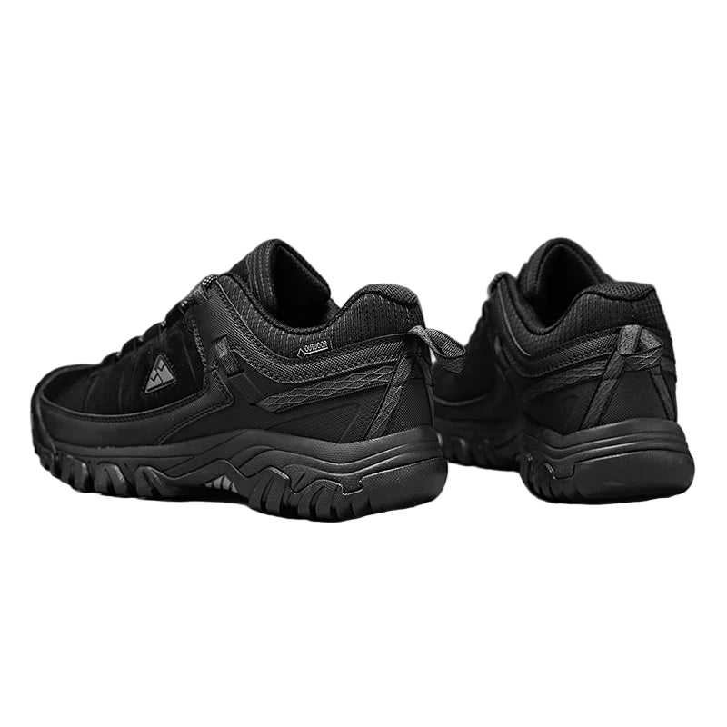 Men’s Leather Hiking Shoes Rubber Sole for Walking and Climbing