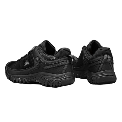 Men’s Leather Hiking Shoes Rubber Sole for Walking and Climbing