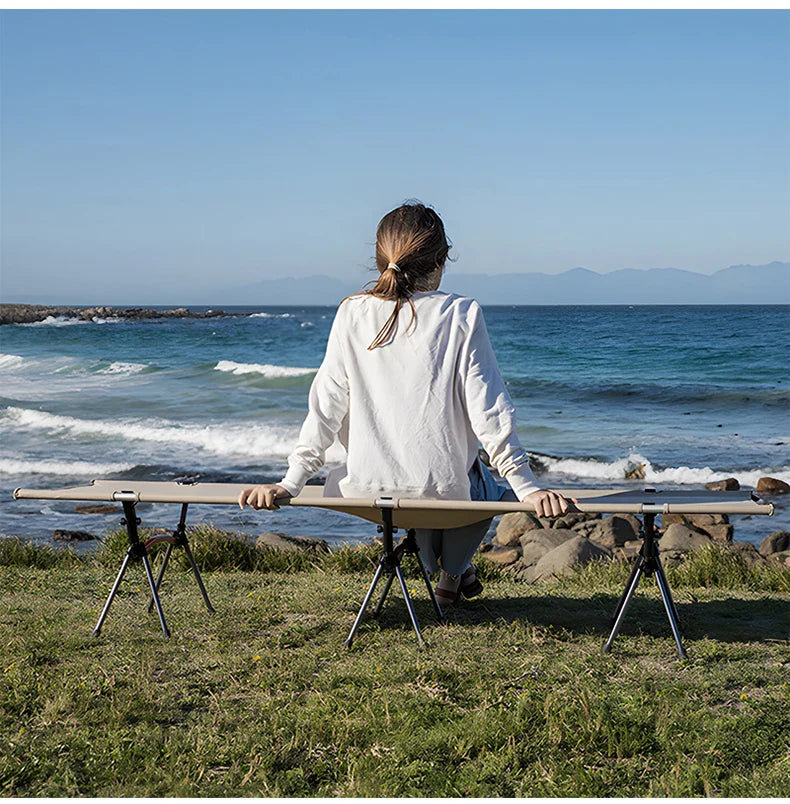 Ultralight Aluminium Alloy Folding Camping Cot Portable