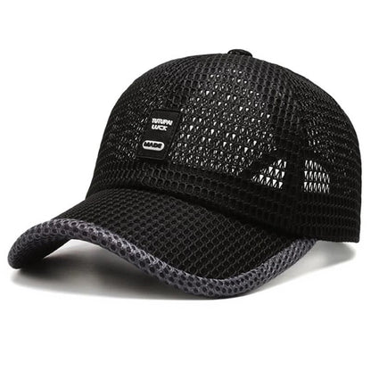 Unisex Mesh Baseball Cap – Lightweight & Adjustable Outdoor Hat for Spring and Summer