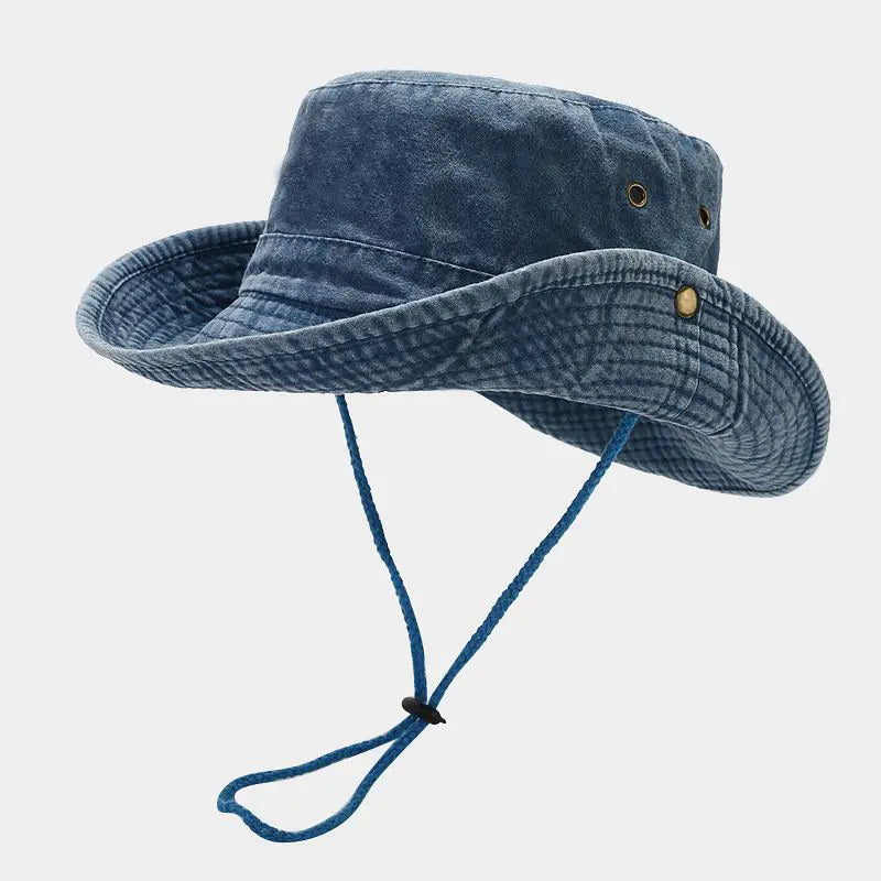 Unisex Cotton Bucket Hat Four Seasons Sun Cap