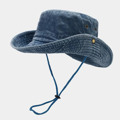 Unisex Cotton Bucket Hat Four Seasons Sun Cap