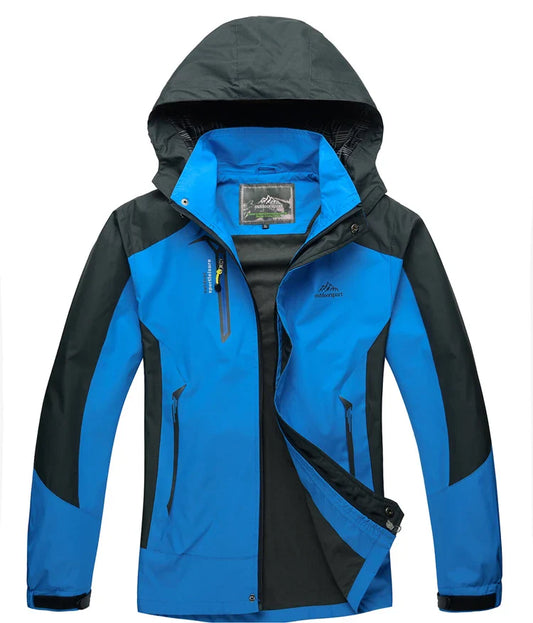 Men’s Waterproof Hiking Jacket Windbreaker for Autumn