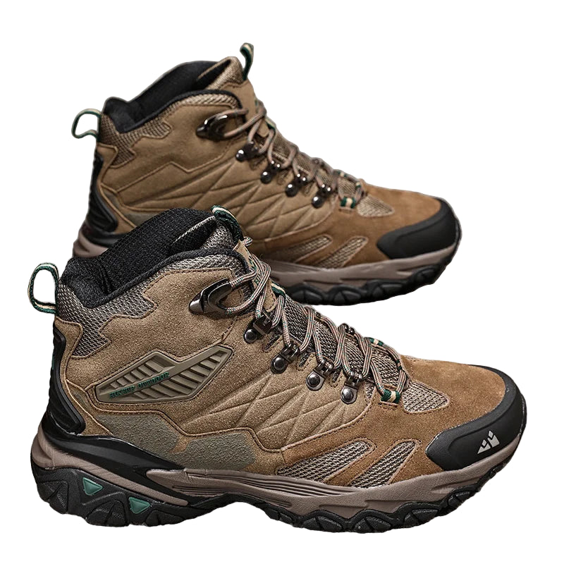 Men’s Leather Hiking Boots Ankle Height for Trekking