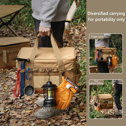 30L Camping Cooking Gear Organizer Bag