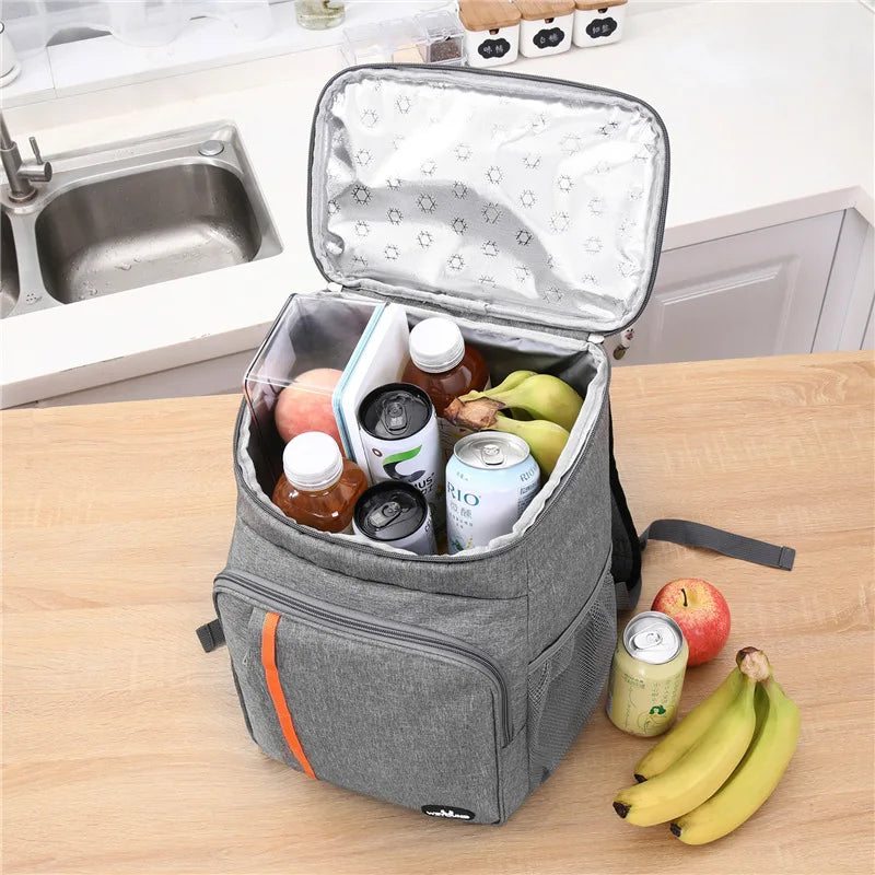 18 L Insulated Lunch Bag Portable Waterproof Cooler for Camping