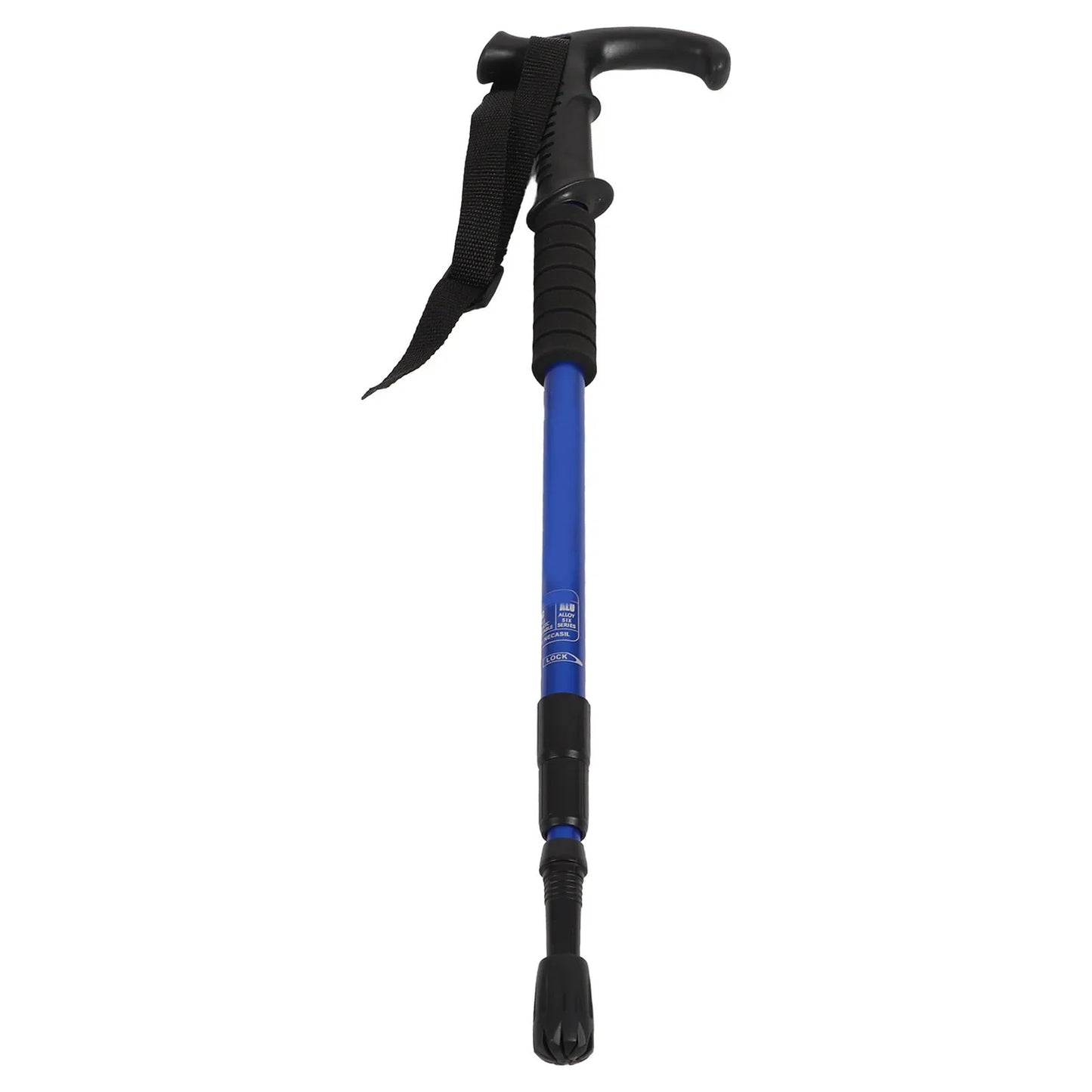 Adjustable Hiking Pole 3 Section Shock Absorbing Walking Stick