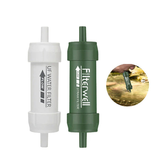 Mini Water Filter Straw Micron Filtration Portable for Emergency