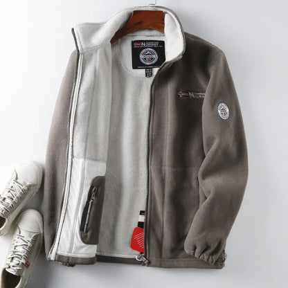 Men’s Thickened Wool Winter Jacket Casual Coat