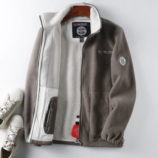 Men’s Thickened Wool Winter Jacket Casual Coat