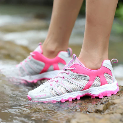 Unisex Hiking Trekking Shoes Thick Sole Spring Summer